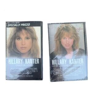 Hillary Kanter Crazy In Love & Love Letters At Midnight SEALED NEW 2 Cassettes